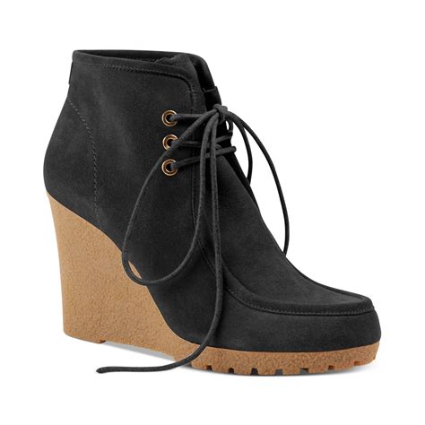 michael kors wedge shoes|michael kors black wedge booties.